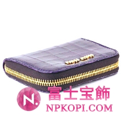ミュウミュウ MIU MIU ラウンドファスナー式小銭入れ パープル 5M0268-ST.COCCO-LUX-VIOLA